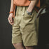 Vintage P37 Cotton Cargo Shorts – Adjustable Waist Military Style Summer Bottoms